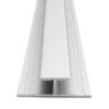 Satin Silver T-Mold 1 1/4" x 84" - Image 2