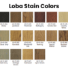 loba stain colors chart